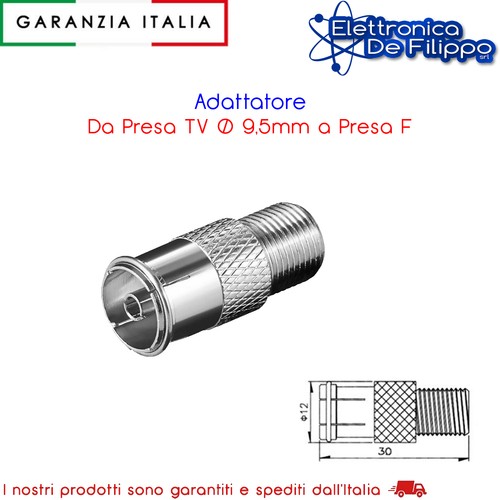 Adattatore presa 5mm - da, a