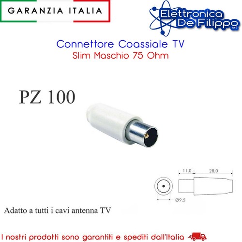 Spina coassiale dritta per - , tv