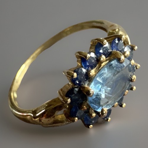 Anello grappolo gems oro - tv,