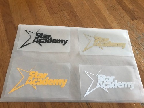 Star academy patch flocage - academy,