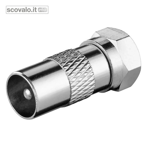 Adattatore spina coassiale - f, a