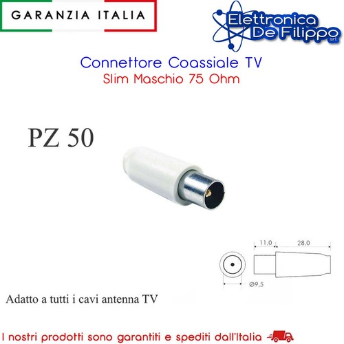 Spina coassiale dritta - , per